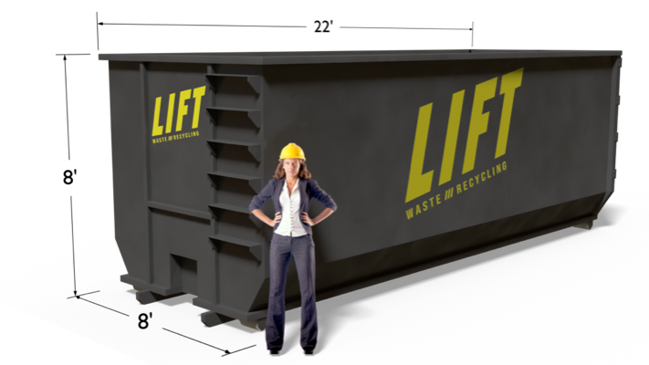 40ydOpenTop dumpster rental
