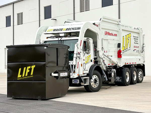 dumpster for trash pickup