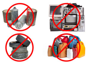 What You Cannot Put in a Dumpster