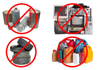 What You Cannot Put in a Dumpster